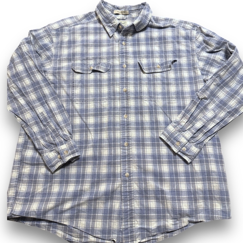 VTG L.L.‎ Bean Plaid Flannel Shirt Size: XL-Reg